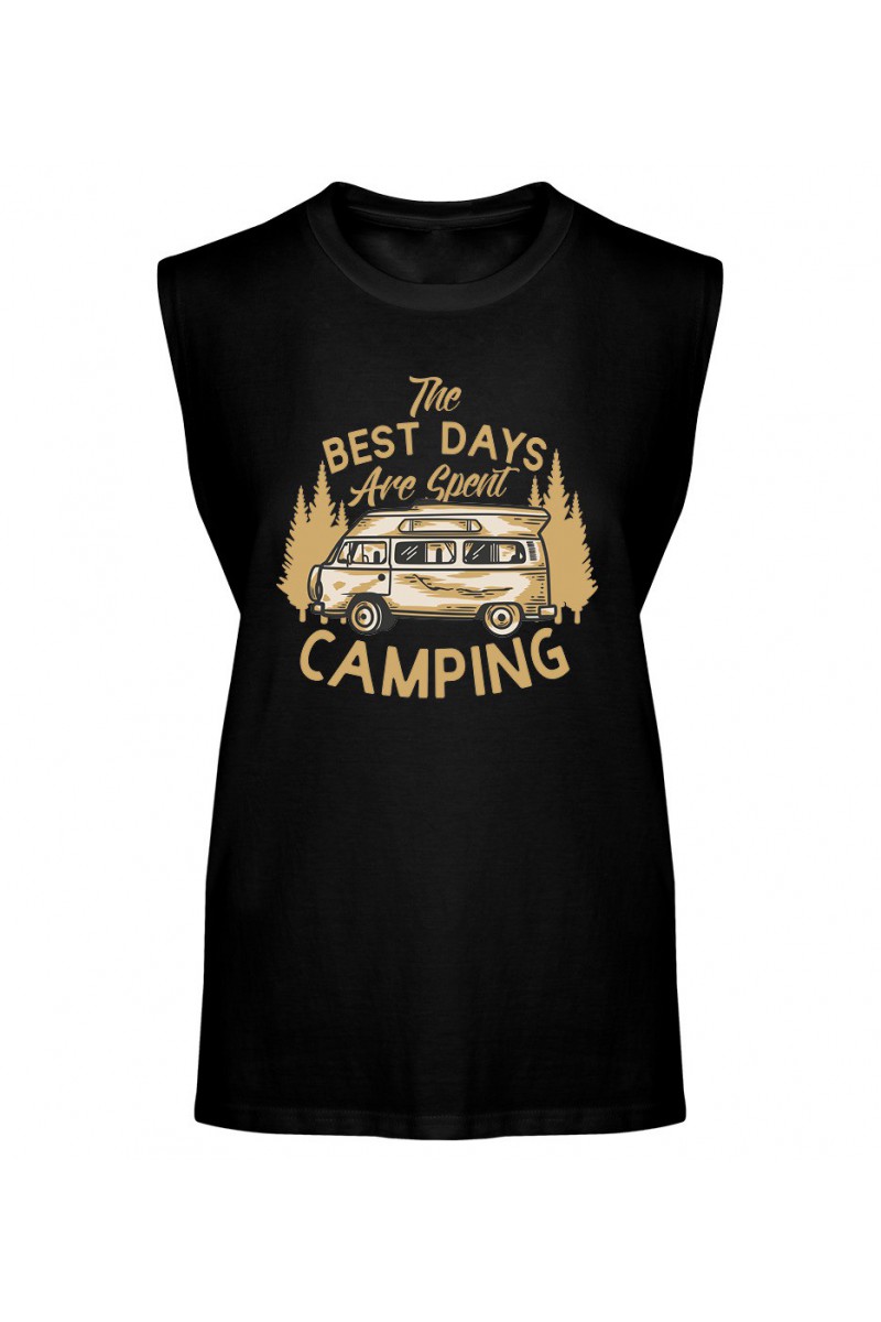 Koszulka Męska Tank Top The Best Days Are Spent Camping