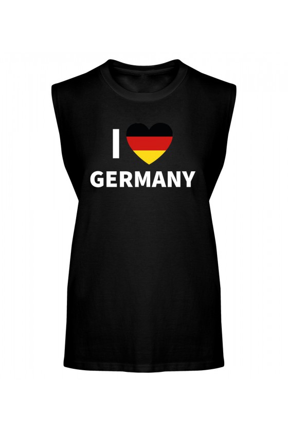 Koszulka Męska Tank Top I Love Germany