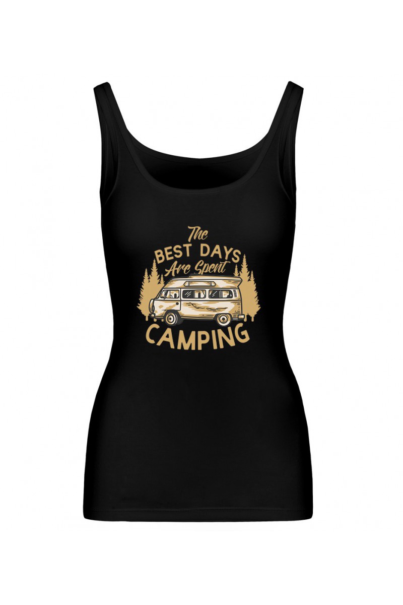 Koszulka Damska Tank Top The Best Days Are Spent Camping