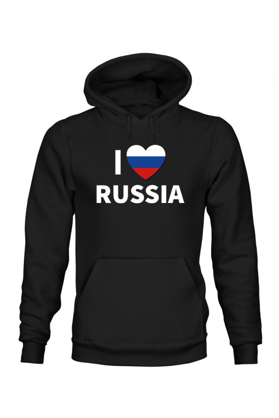 Bluza Męska z Kapturem I Love Russia
