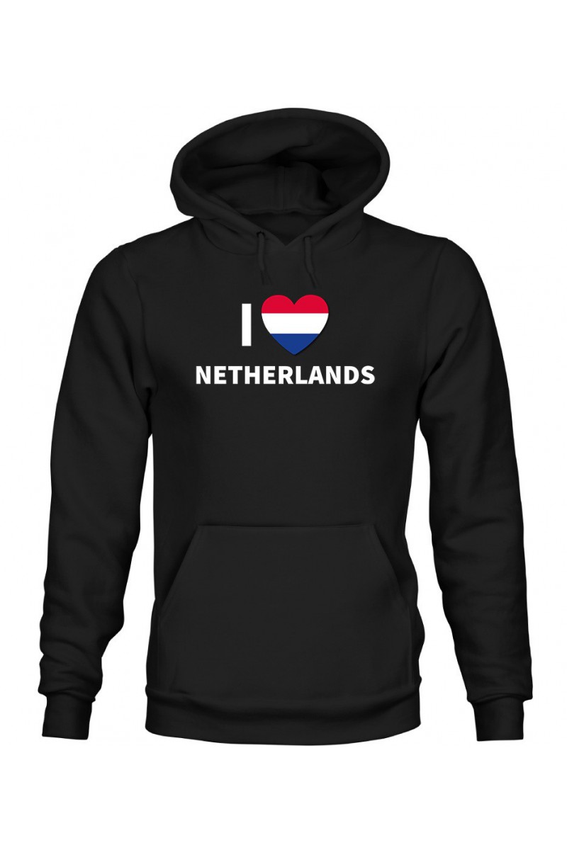 Bluza Męska z Kapturem I Love Netherlands