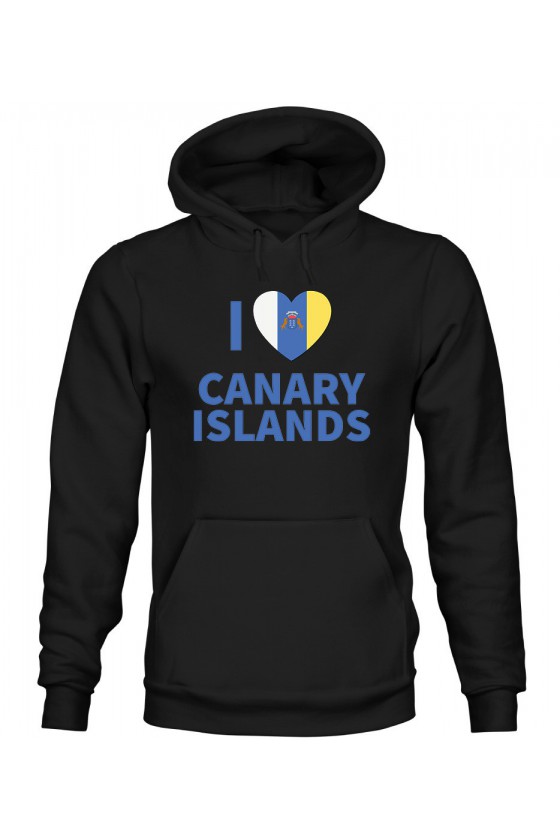 Bluza Męska z Kapturem I Love Canary Islands