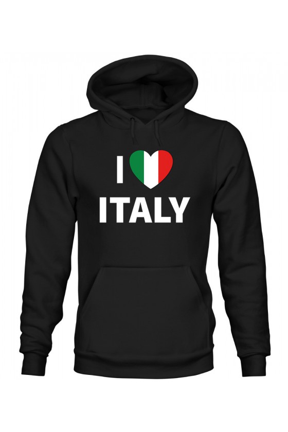 Bluza Damska z Kapturem I Love Italy