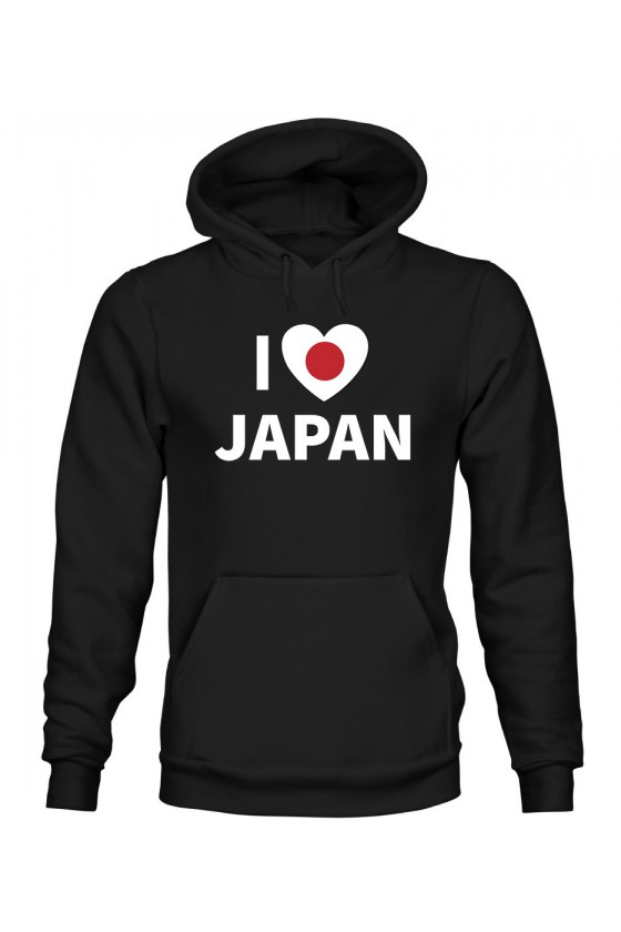 Bluza Damska z Kapturem I Love Japan