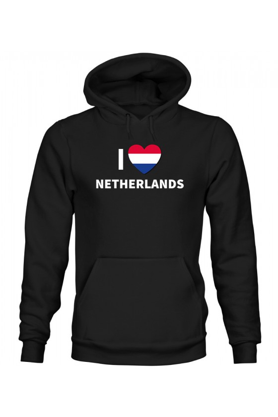 Bluza Damska z Kapturem I Love Netherlands