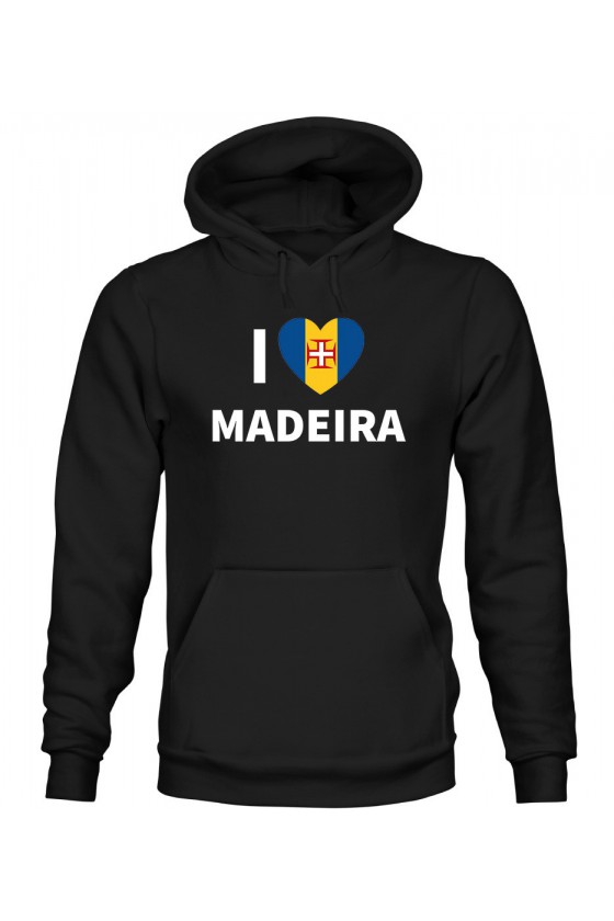 Bluza Damska z Kapturem I Love Madeira