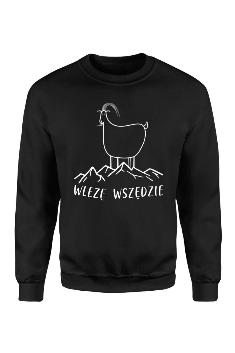 Bluza Męska Klasyczna Wlezę Wszędzie