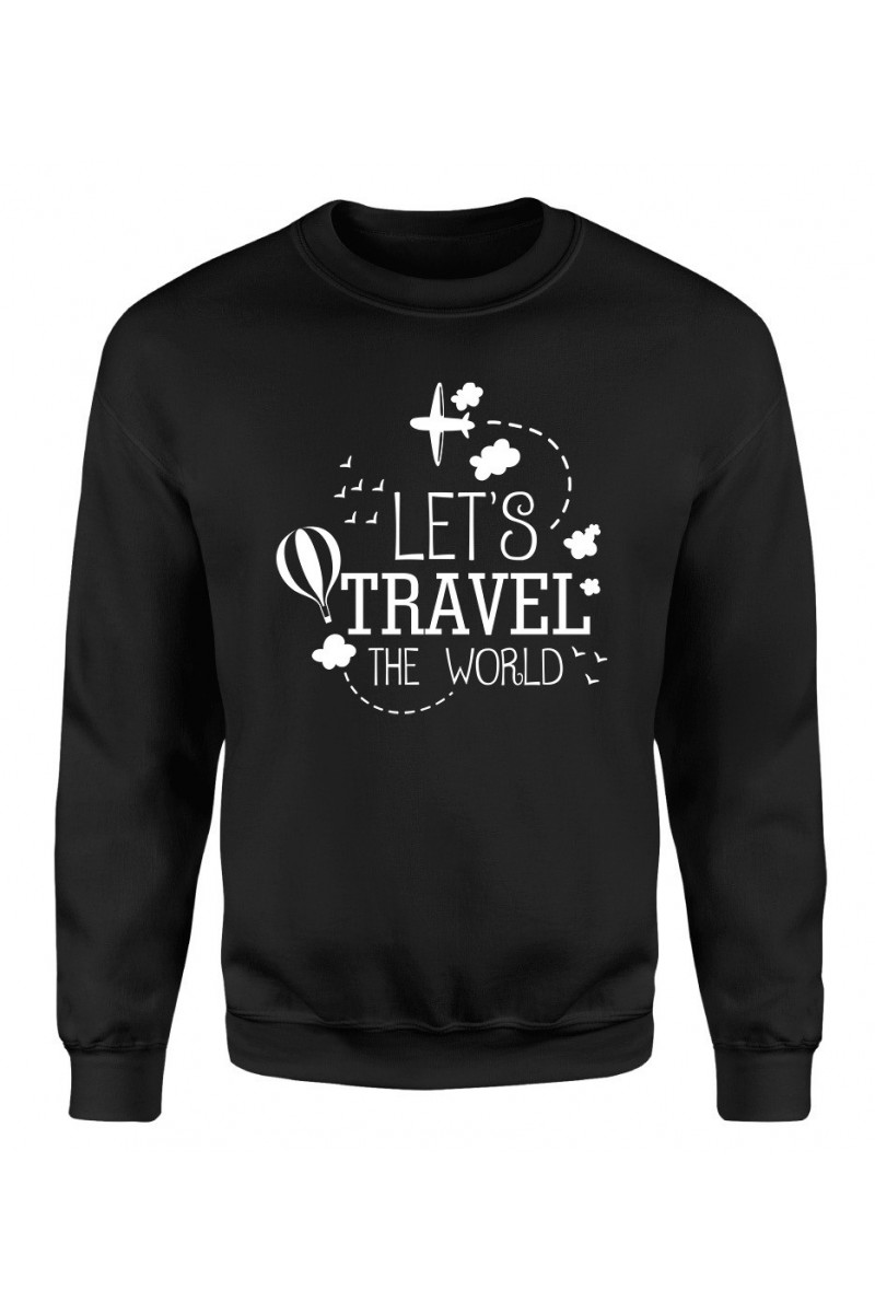 Bluza Męska Klasyczna Let's Travel The World