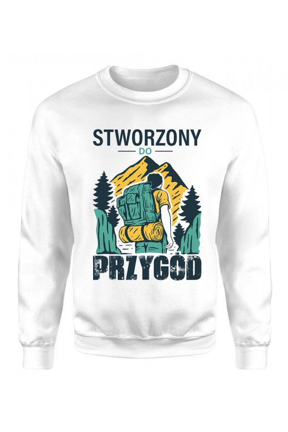 Bluza Męska Klasyczna Stworzony Do Przygód