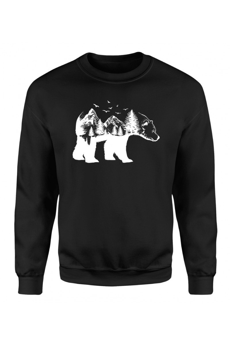 Bluza Męska Klasyczna Niedźwiedź Bluza Męska Klasyczna Niedźwiedź