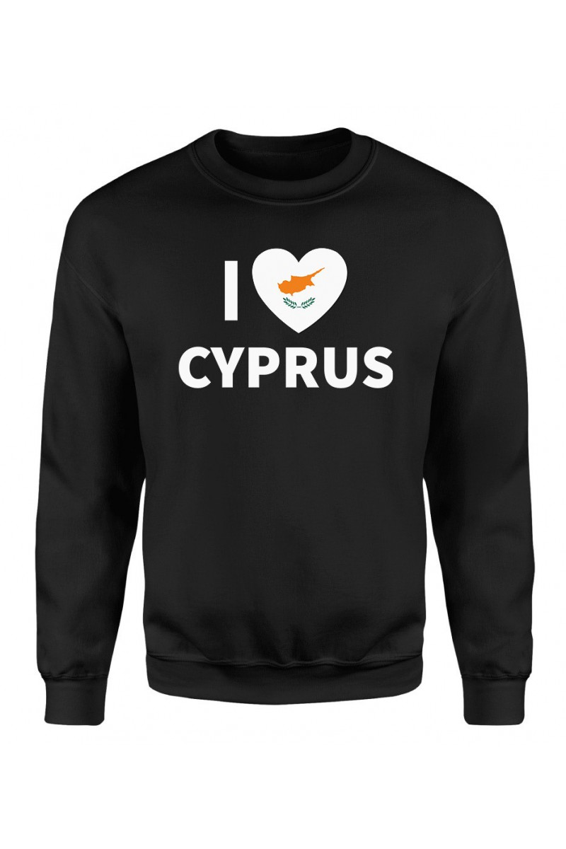 Bluza Męska Klasyczna I Love Cyprus