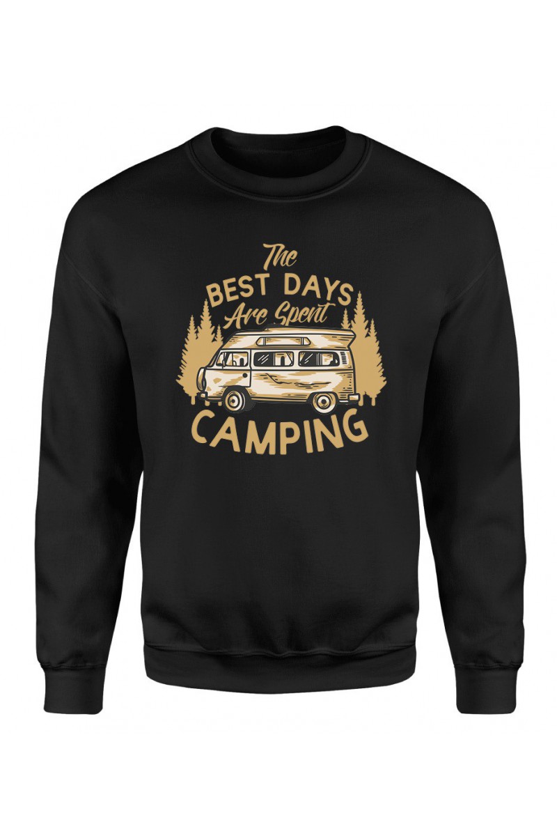 Bluza Damska Klasyczna The Best Days Are Spent Camping