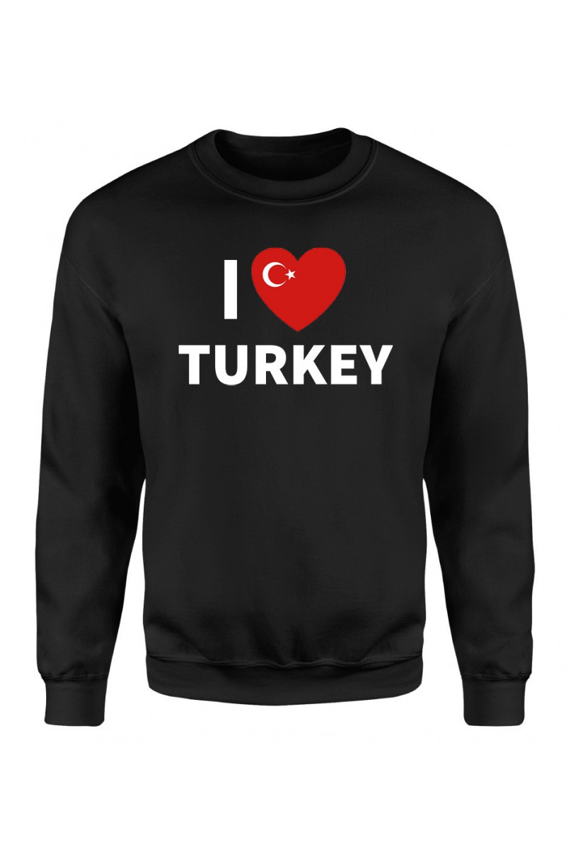 Bluza Damska Klasyczna I Love Turkey