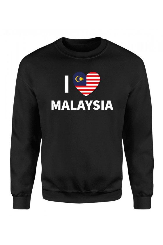 Bluza Damska Klasyczna I Love Malaysia