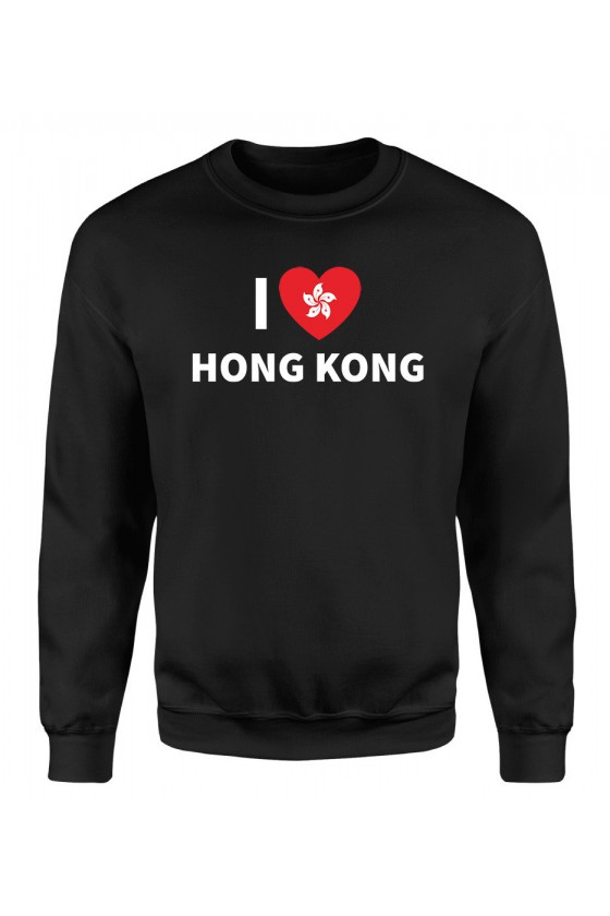 Bluza Damska Klasyczna I Love Hong Kong