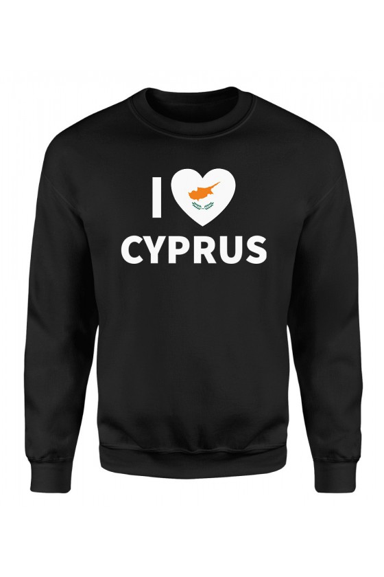 Bluza Damska Klasyczna I Love Cyprus