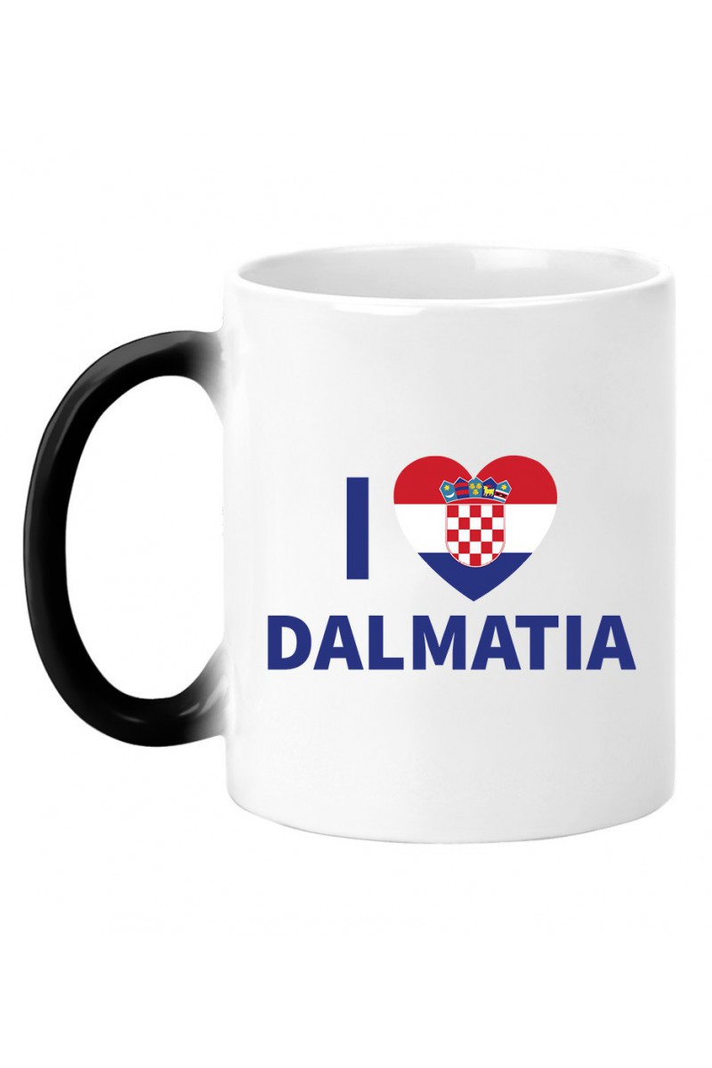 Kubek Magiczny I Love Dalmatia