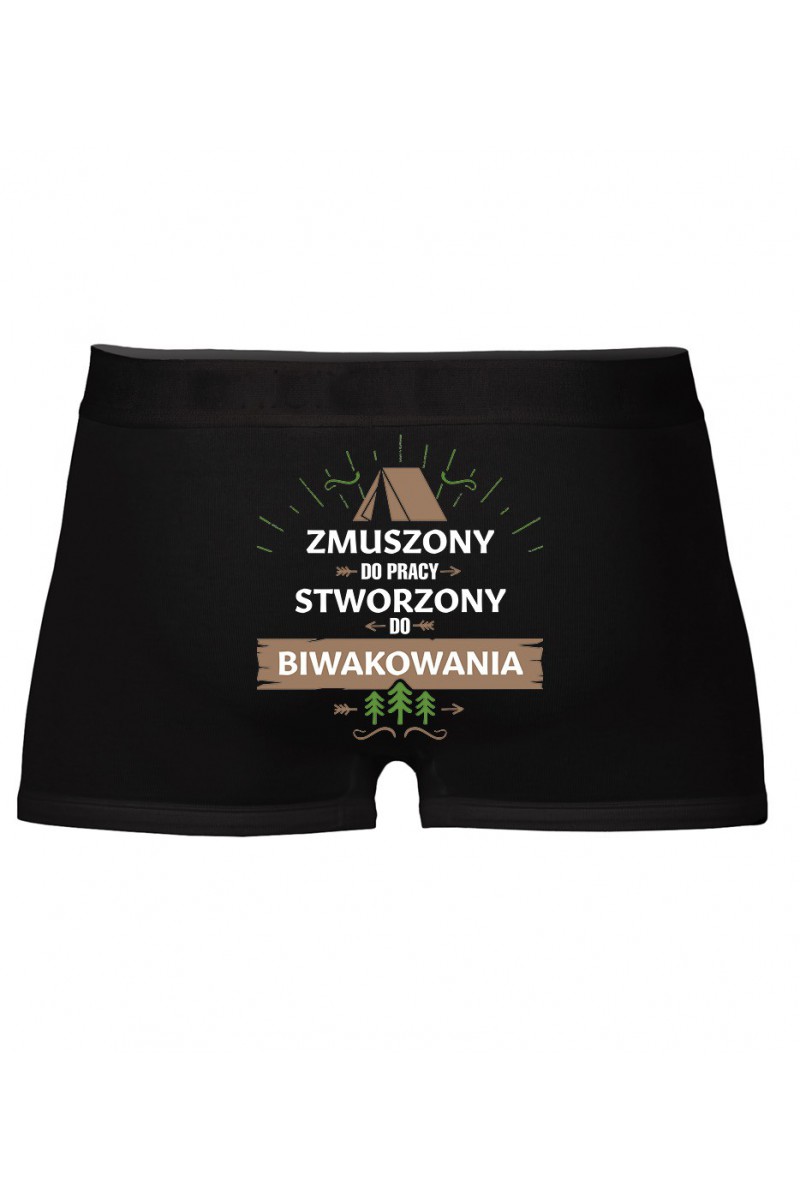 Bokserki Zmuszony Do Pracy, Stworzony Do Biwakowania