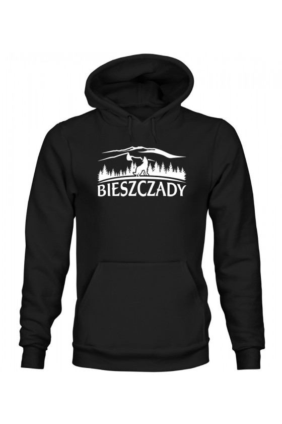 Bluza Męska z Kapturem Bieszczady Pasmo Górskie