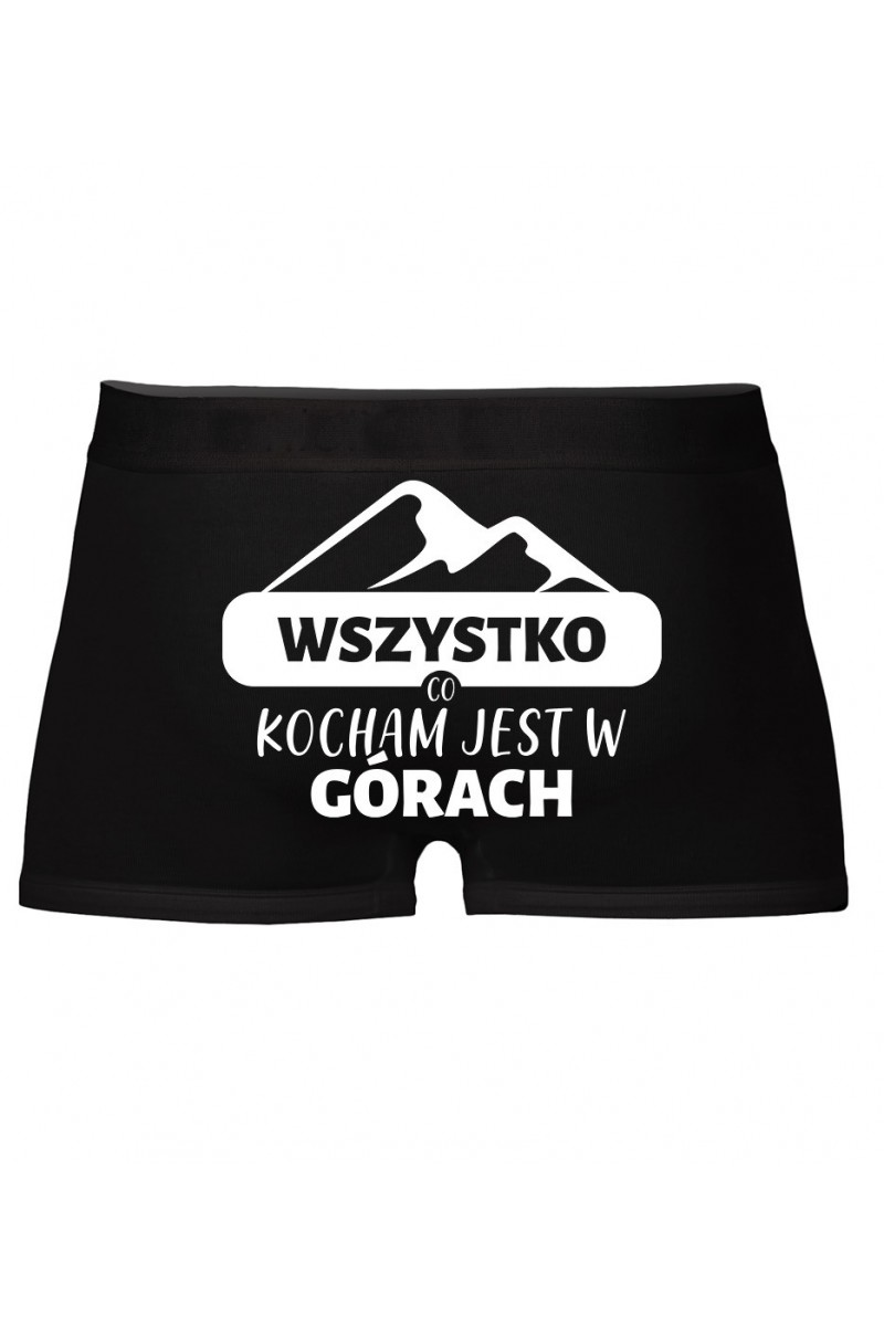 Bokserki Wszystko, Co Kocham Jest w Górach