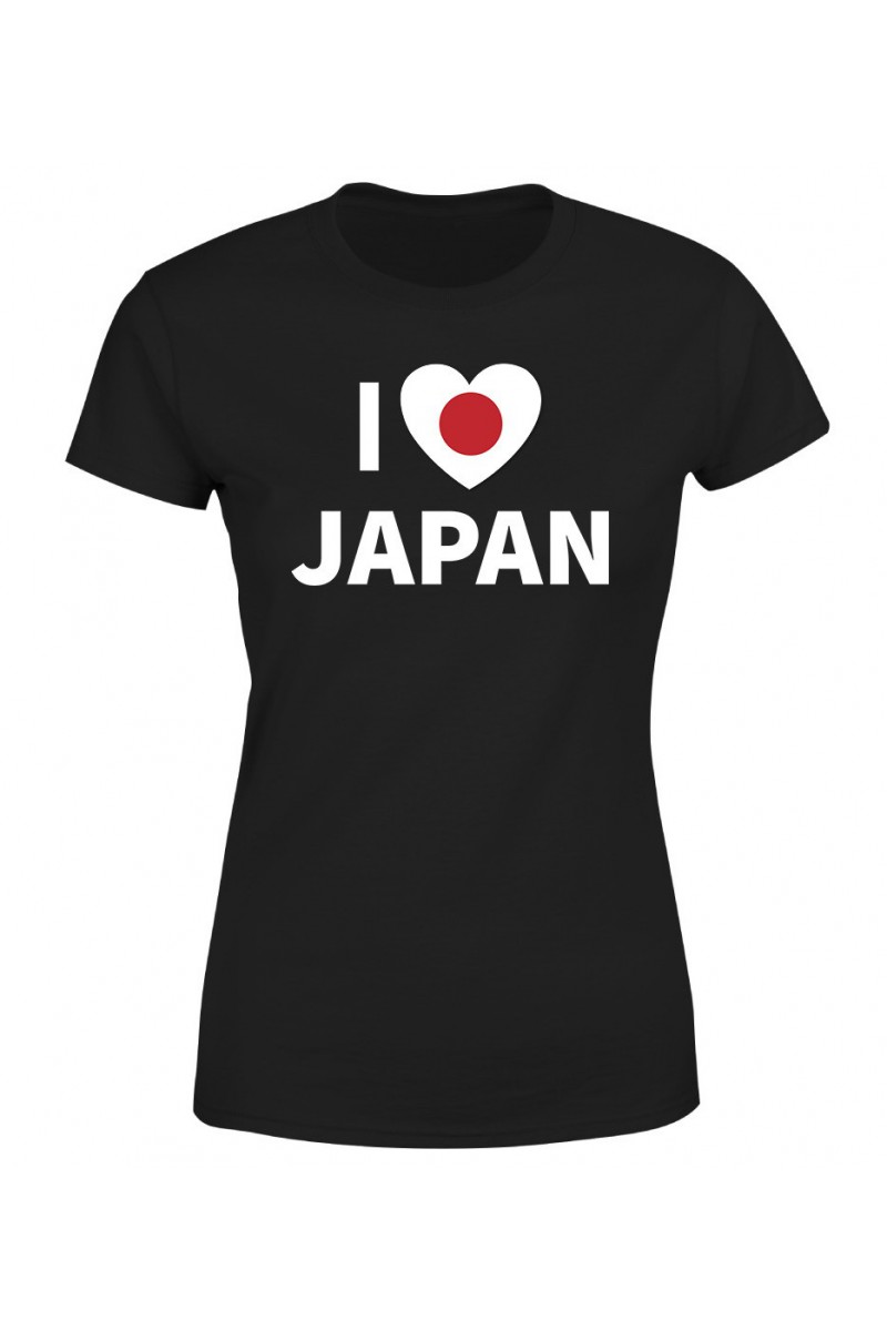Koszulka Damska I Love Japan