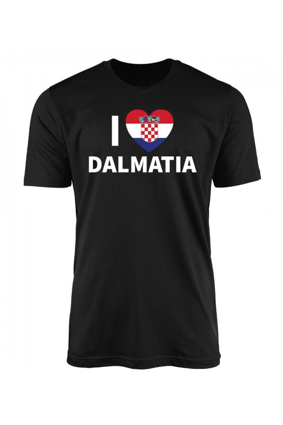 Koszulka Męska I Love Dalmatia
