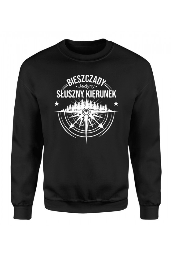 Bluza Męska Klasyczna Bieszczady Jedyny Słuszny Kierunek