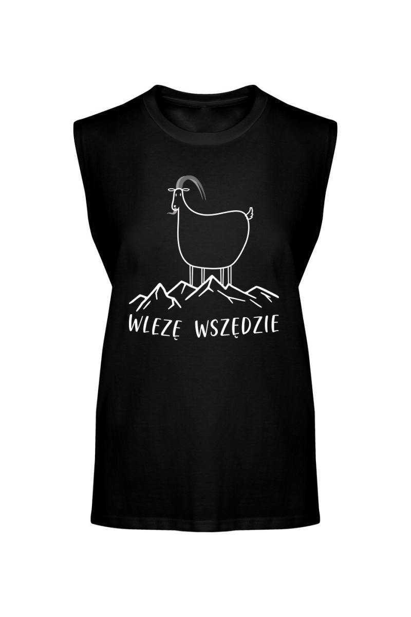 Koszulka Męska Tank Top Wlezę Wszędzie