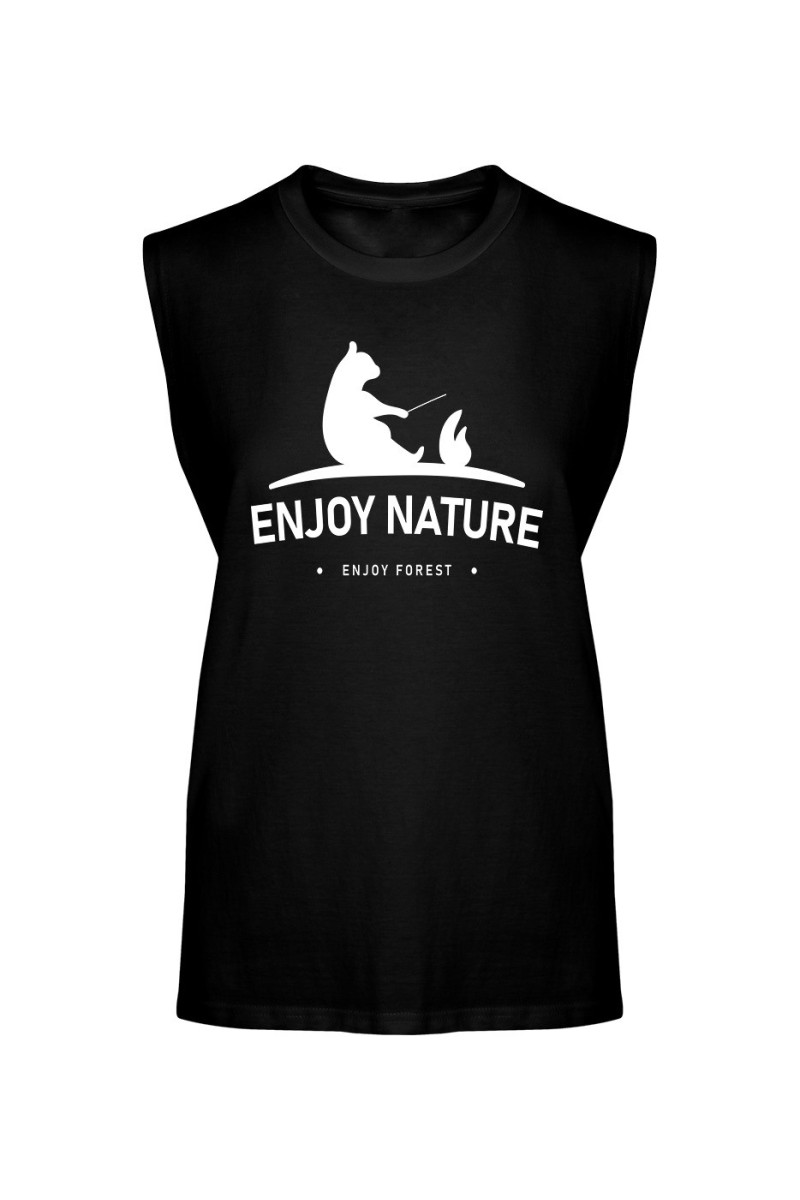 Koszulka Męska Tank Top Enjoy Nature, Enjoy Forest