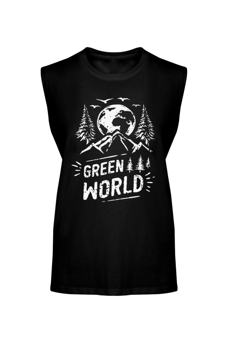 Koszulka Męska Tank Top Green World