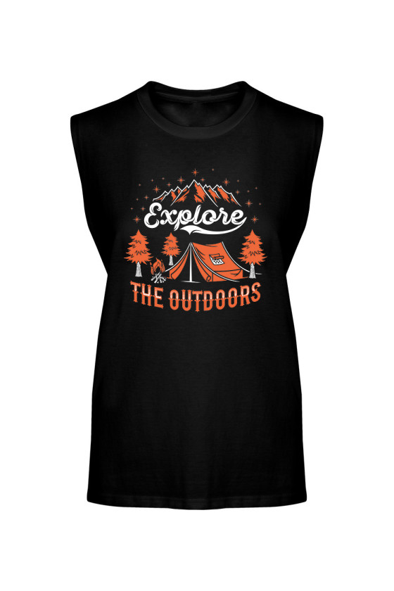 Koszulka Męska Tank Top Explore The Outdoors