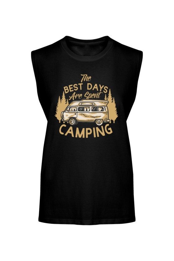 Koszulka Męska Tank Top The Best Days Are Spent Camping