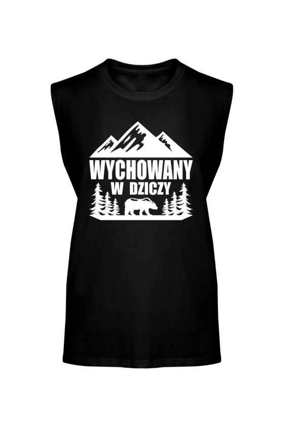 Koszulka Męska Tank Top Wychowany W Dziczy Niedźwiedź