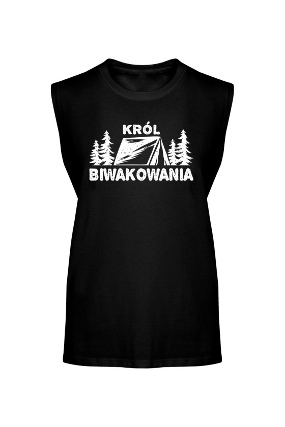 Koszulka Męska Tank Top Król Biwakowania