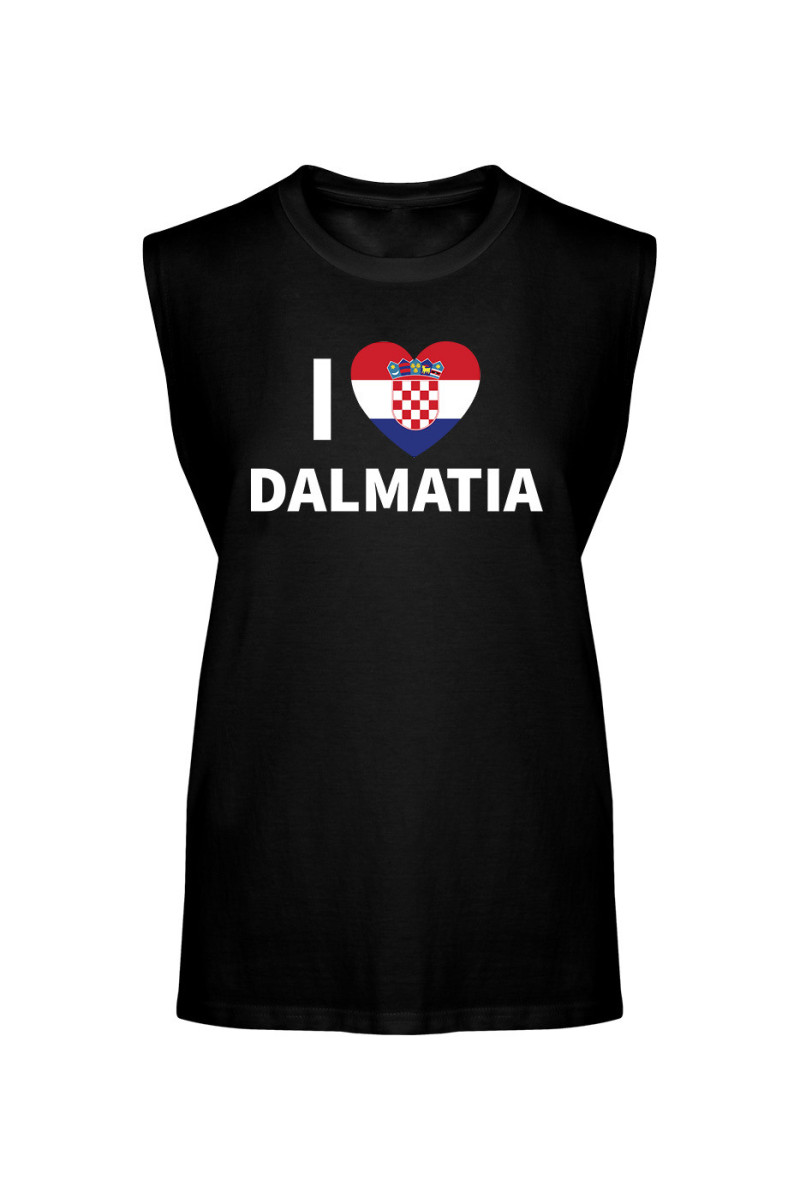 Koszulka Męska Tank Top I Love Dalmatia