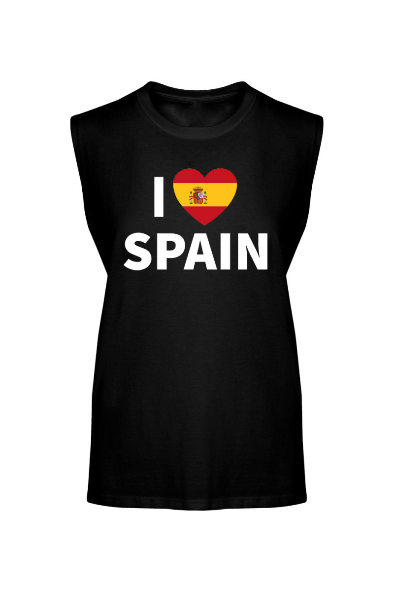 Koszulka Męska Tank Top I Love Spain