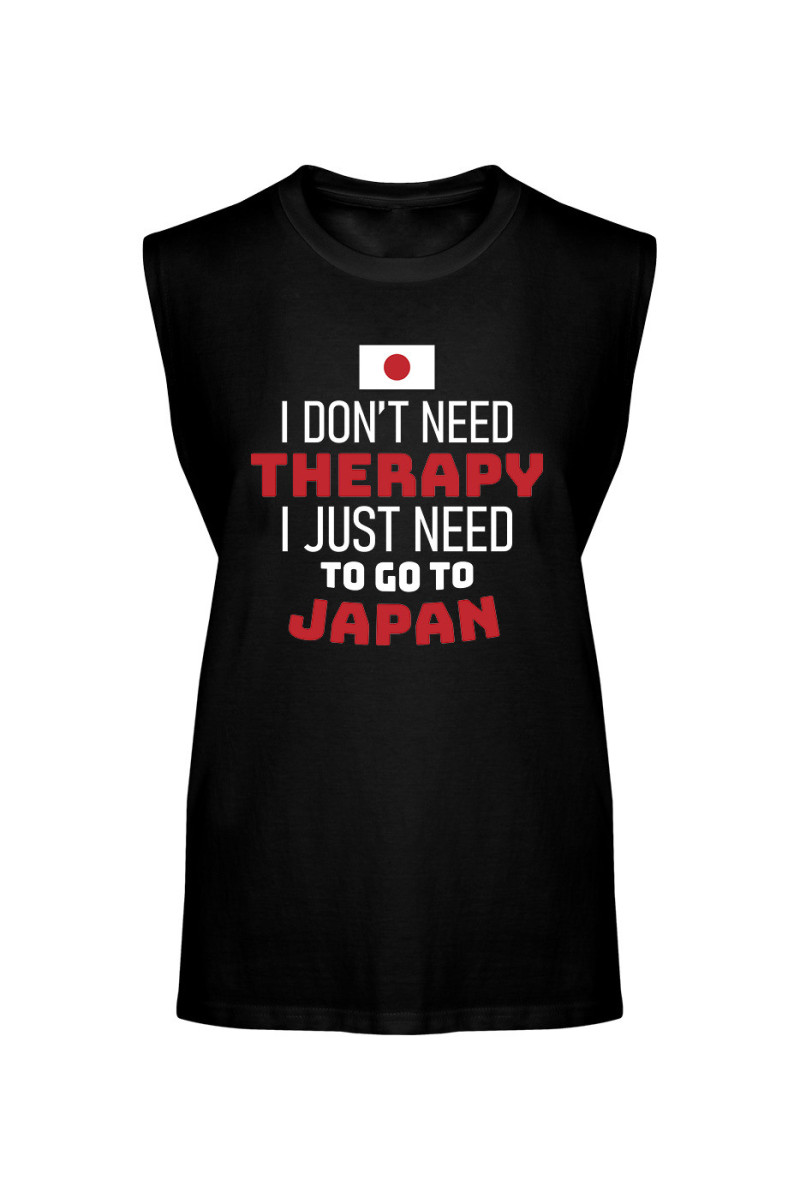 Koszulka Męska Tank Top I Don't Need Therapy I Just Need To Go To Japan