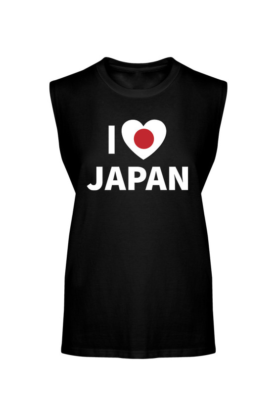 Koszulka Męska Tank Top I Love Japan
