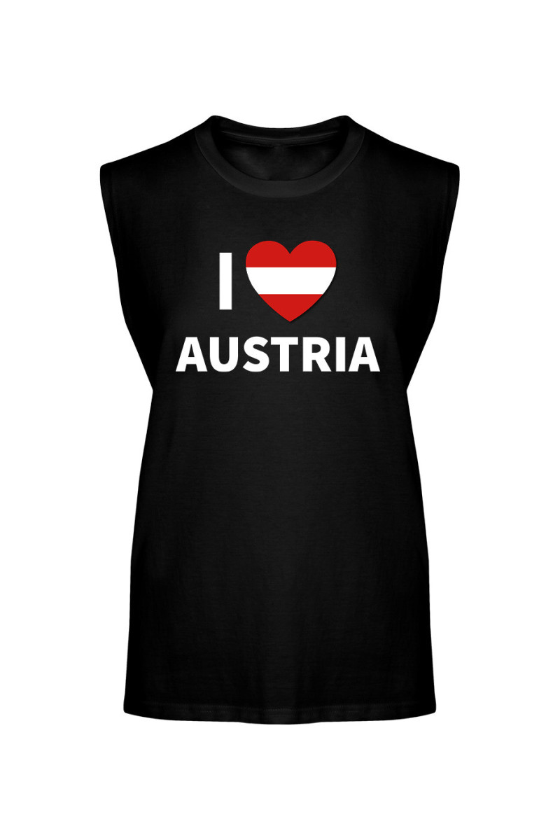 Koszulka Męska Tank Top I Love Austria