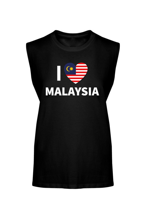 Koszulka Męska Tank Top I Love Malaysia