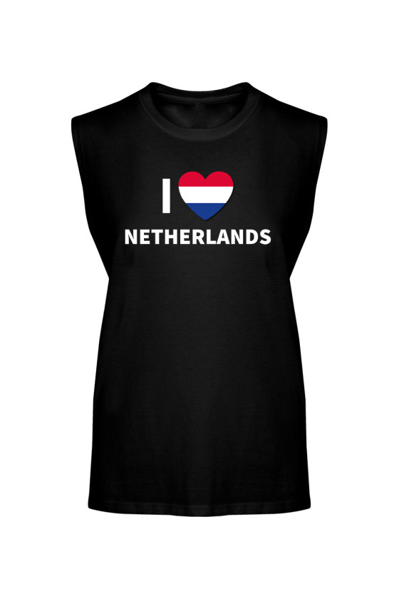 Koszulka Męska Tank Top I Love Netherlands