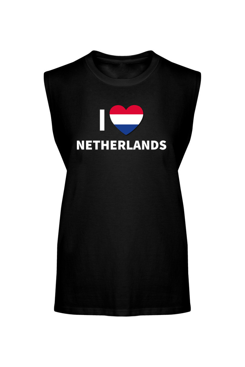 Koszulka Męska Tank Top I Love Netherlands