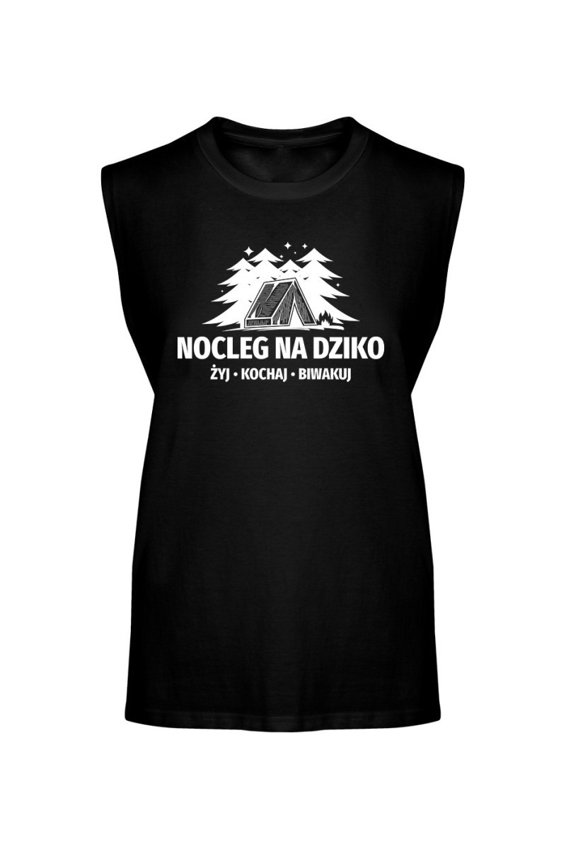 Koszulka Męska Tank Top Nocleg Na Dziko