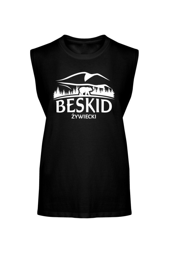 Koszulka Męska Tank Top Beskid Żywiecki Pasmo Górskie