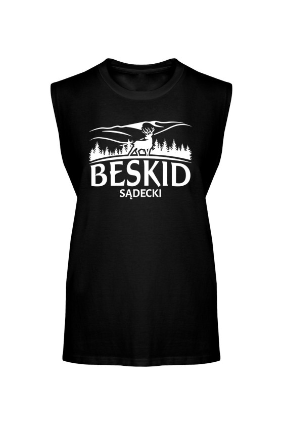 Koszulka Męska Tank Top Beskid Sądecki Pasmo Górskie