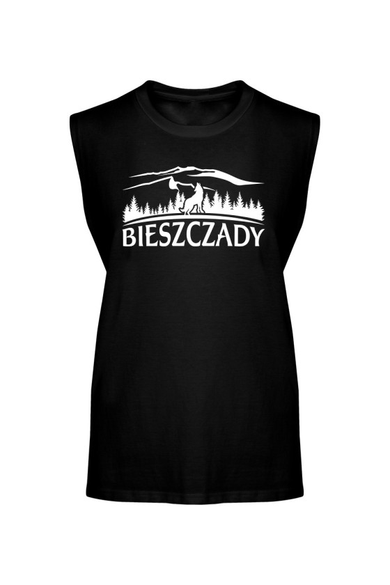 Koszulka Męska Tank Top Bieszczady Pasmo Górskie