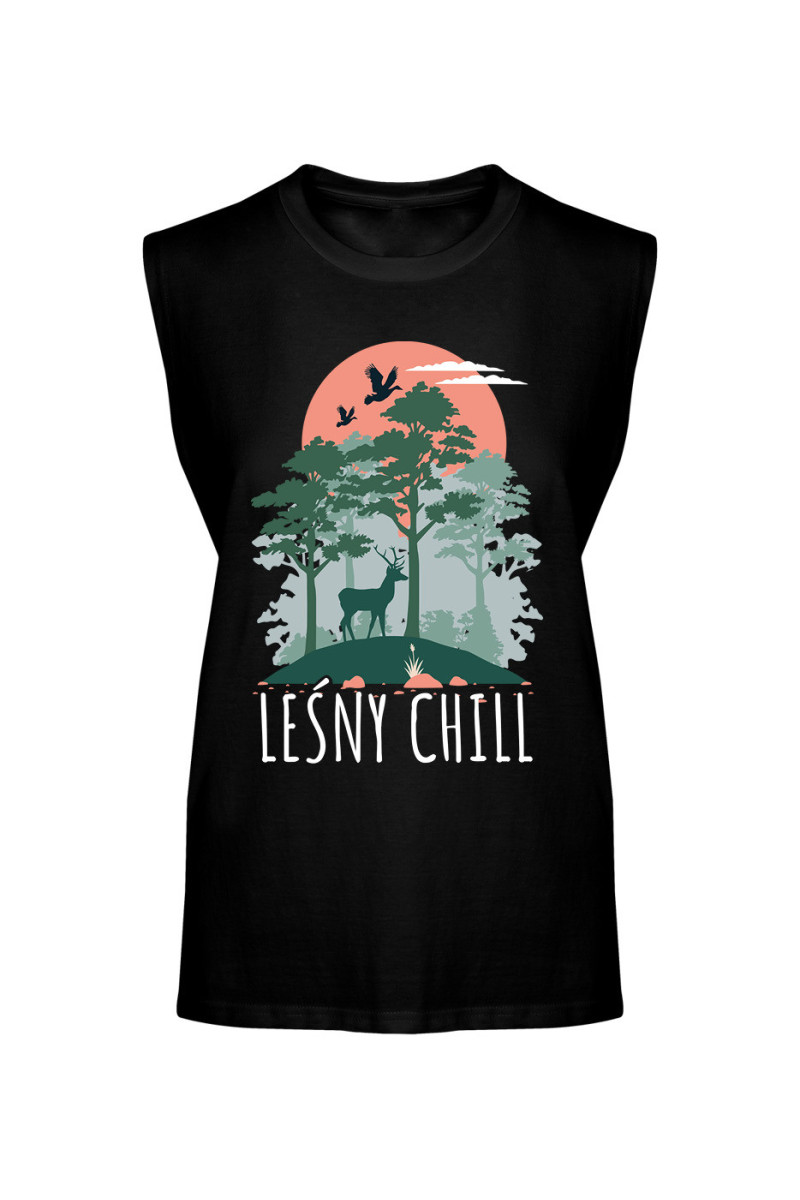 Koszulka Męska Tank Top Leśny Chill