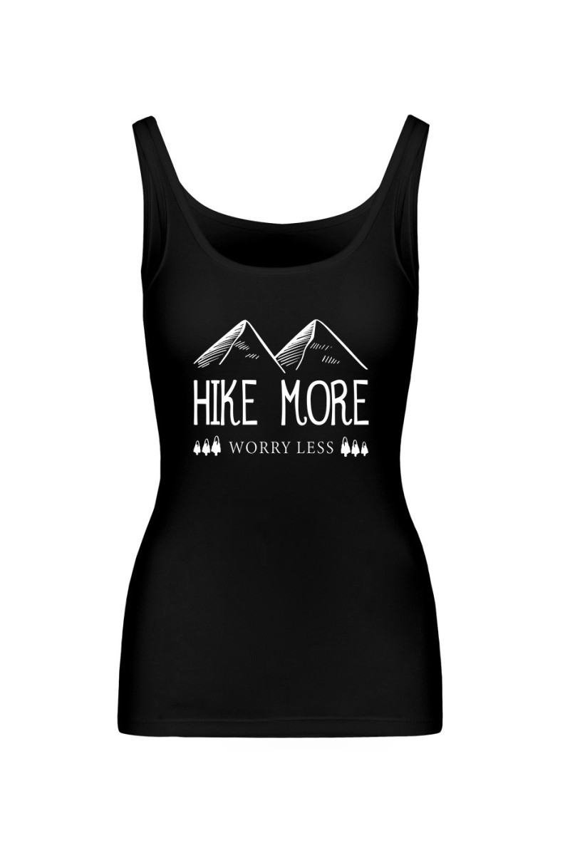 Koszulka Damska Tank Top Hike More, Worry Less