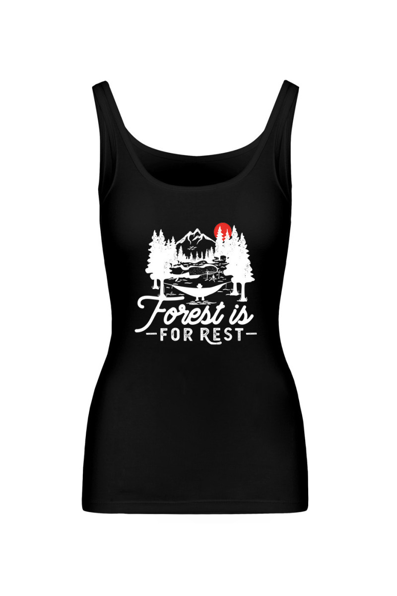 Koszulka Damska Tank Top Forest Is For Rest