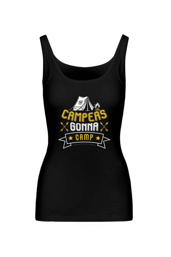 Koszulka Damska Tank Top Campers Gonna Camp